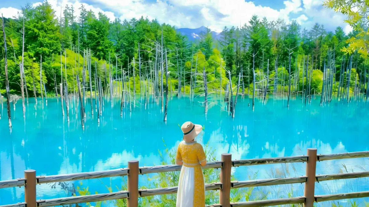 Lavender rows and the Furano hills at Farm Tomita in July, the flower stop on Hokkaido tours from Sapporo, Japan